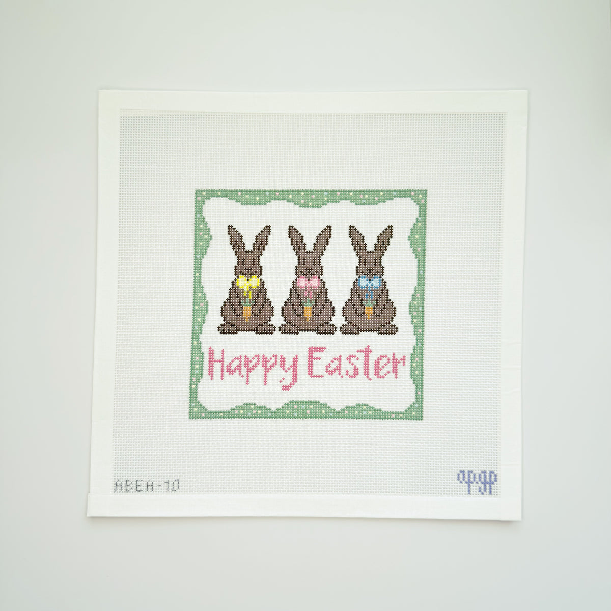 Chocolate Bunnies Trio by A Poor Girl Paints
