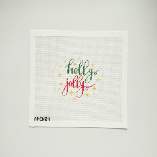 Holly Jolly Ornament by A Poore Girl Paints