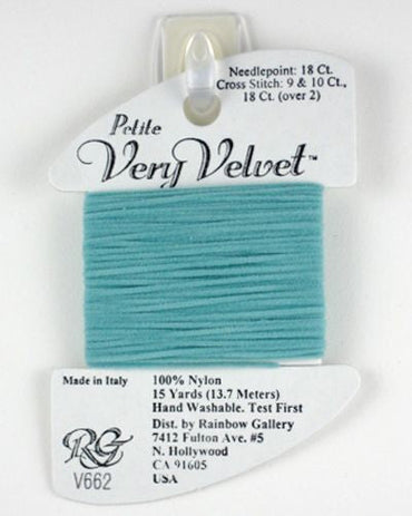 V662 Green Aqua - Petite Very Velvet