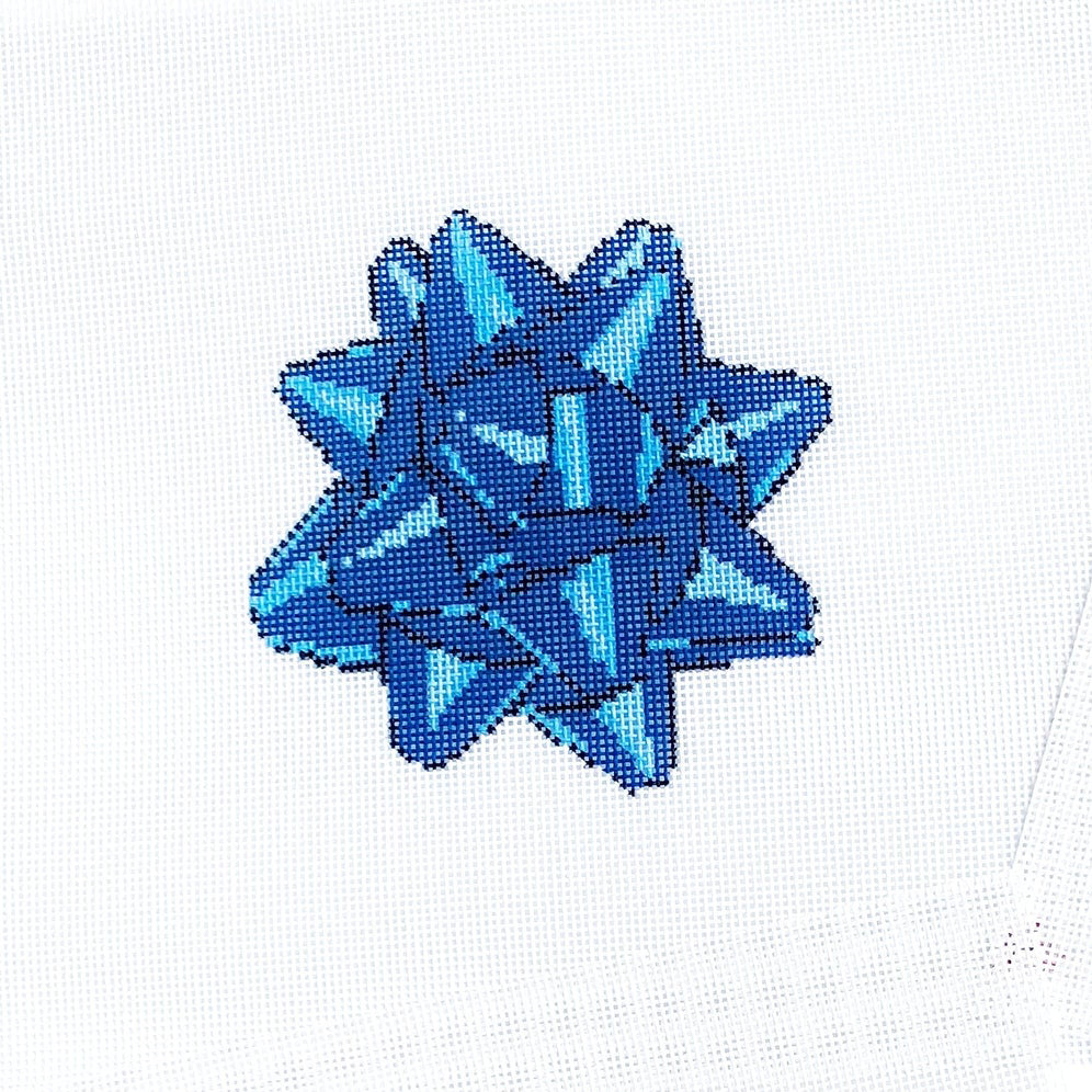 Holiday Bow in Blue by Rachel Barri