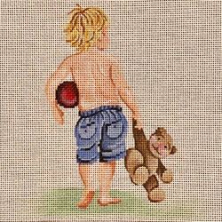 Patti Mann Little boy walking away