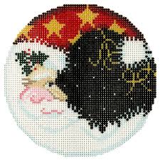 Santa Moon Round