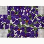18 Count Violets in Ivory Brick Cover