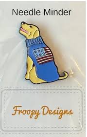 Yellow Lab Needle Minder by Froopy Designs
