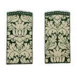 Royal Damask Green Eyeglass Case 13 Count