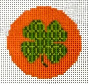 A Charmed Season - Four Leaf Clover Bag Tag by Poore Girl Paints