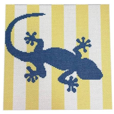 Geckos Stencil/Yellow