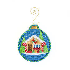 Gingerbread House Ball Ornament