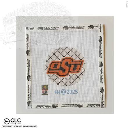 Collegiate Series Oklahoma State Round by Hedgehog Needlepoint