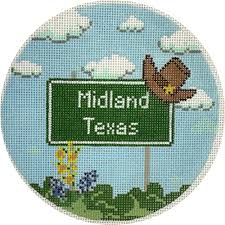 Midland Texas Highway Sign