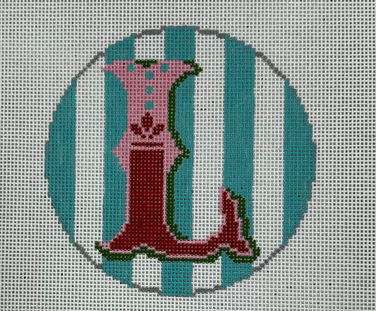 Noel Ornament "L" by The Collection Designs