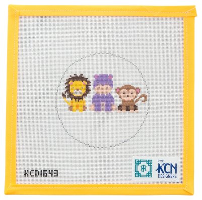 WS Zoo Animals by Jennifer Hall Needlepoint