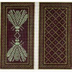 N's Bee Eyeglass Case- Aubergine & Lime