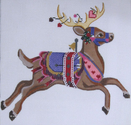 Cupid with Love motifs by Debbie Woodward w/free Stitch Guide