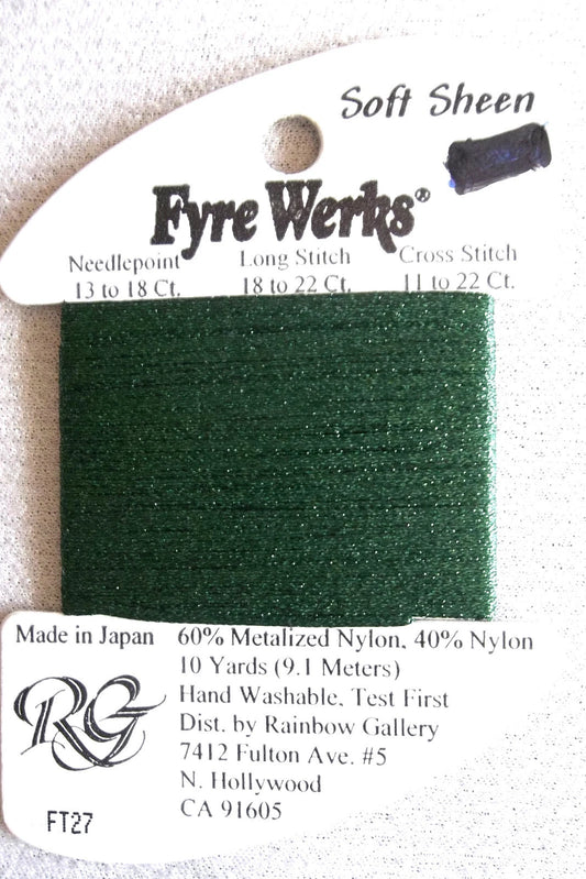 FT27 - Tree Green - Fyre Werks Soft Sheen