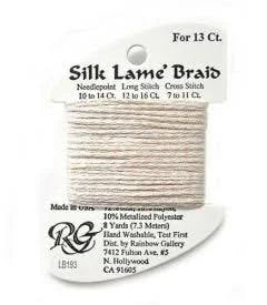 LB193 Cream Brulee | Silk Lame Braid
