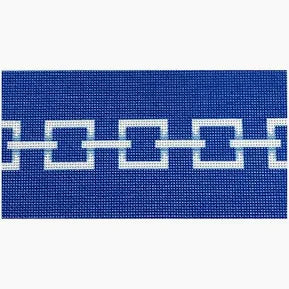 Square Link Insert Blue/White