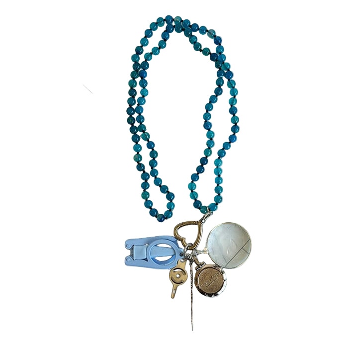 Victoria Whitson Chatelaine Dot Blue Gemstone