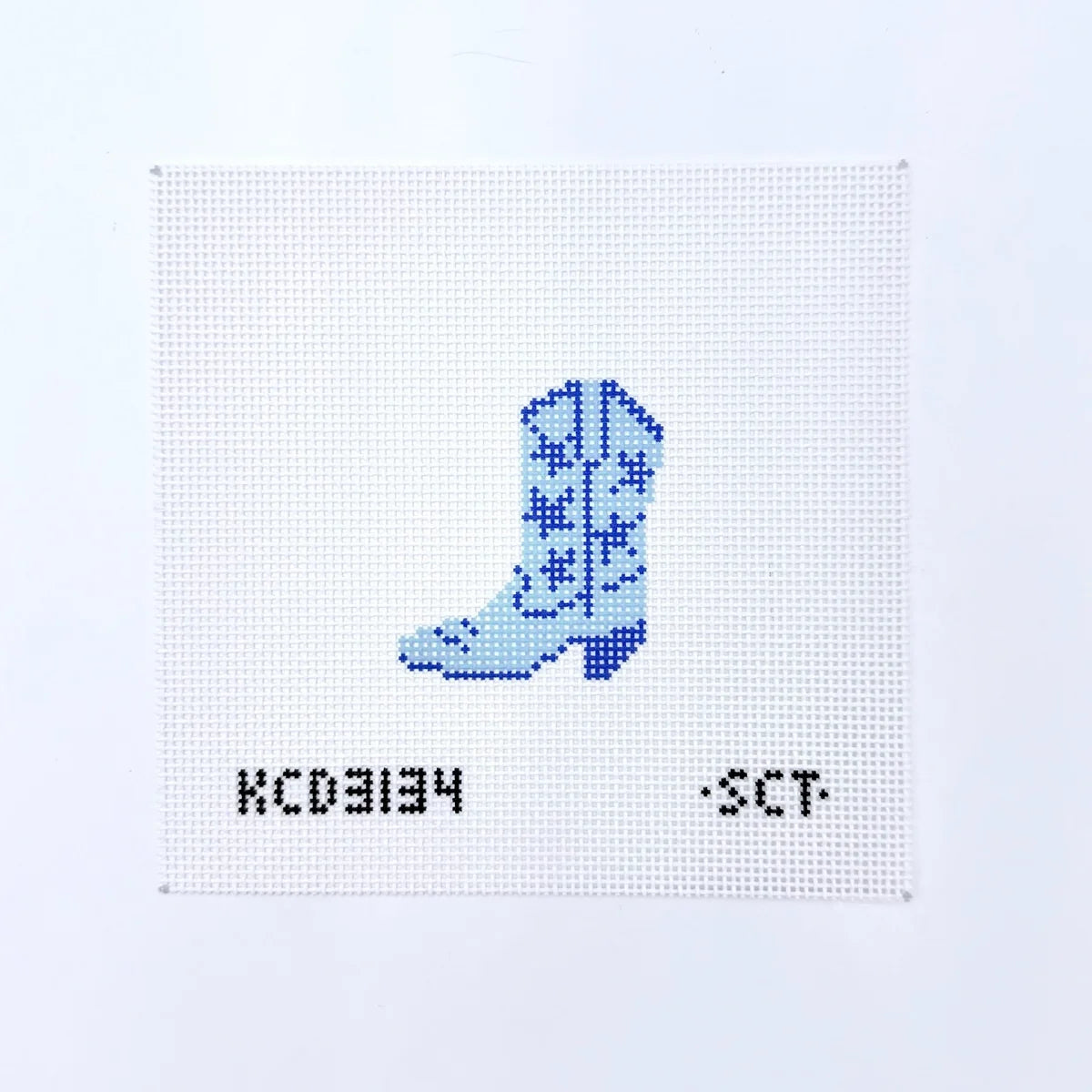 Mini Star Boot Needlepoint Canvas