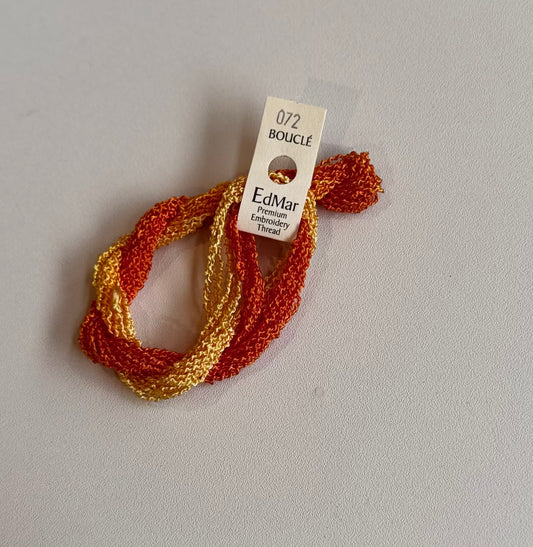 EdMar Boucle - 072 Orange & Apricot Variegated