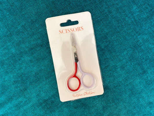 Red and Lilac Scissors by Victoria Whitson