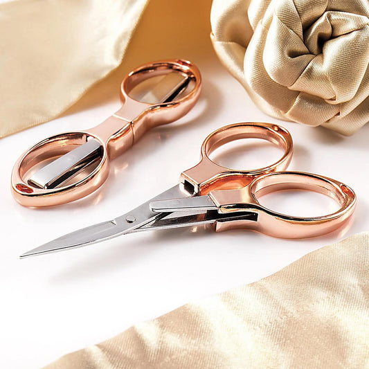 FSRG-01 Rose Gold Folding Scissors