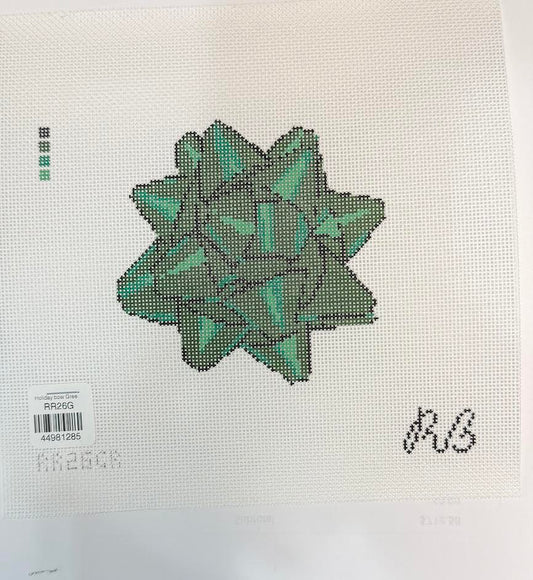 Holiday Bow in Green by Rachel Barri