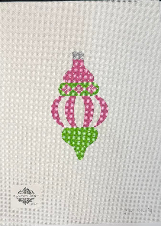 Vintage Flair Argyle Pink & Green by Pepperberry Designs