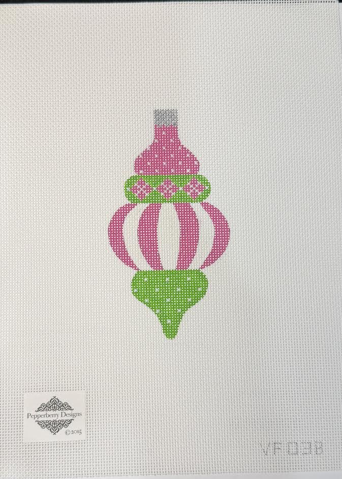 Vintage Flair Argyle Pink & Green by Pepperberry Designs