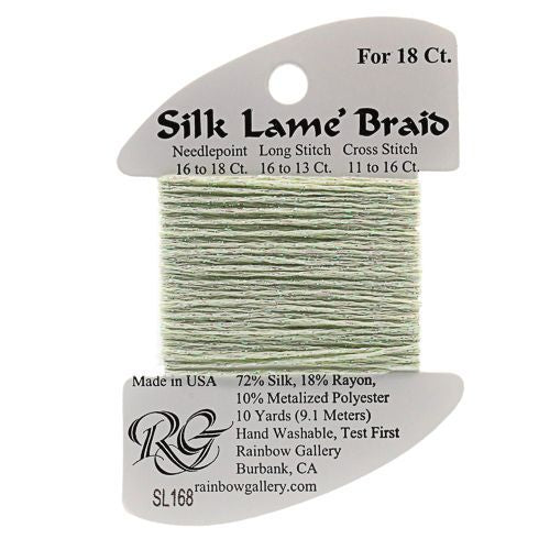 Silk Lame' Braid - Seafoam SL168