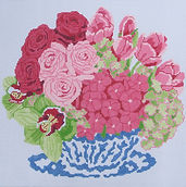 Pink & Lime Bouquet by Jean Smith Designs