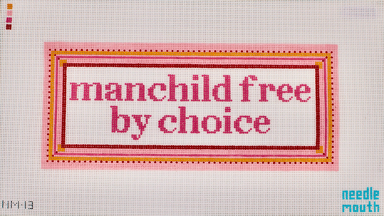 Manchild Free by Choice by Needlemouth Studios