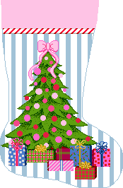 Pinstripe Holiday Needlepoint Stocking 290920