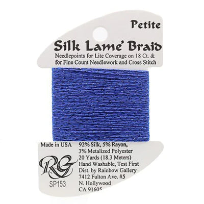 Petite Silk Lame' Braid Royal Blue - SP153