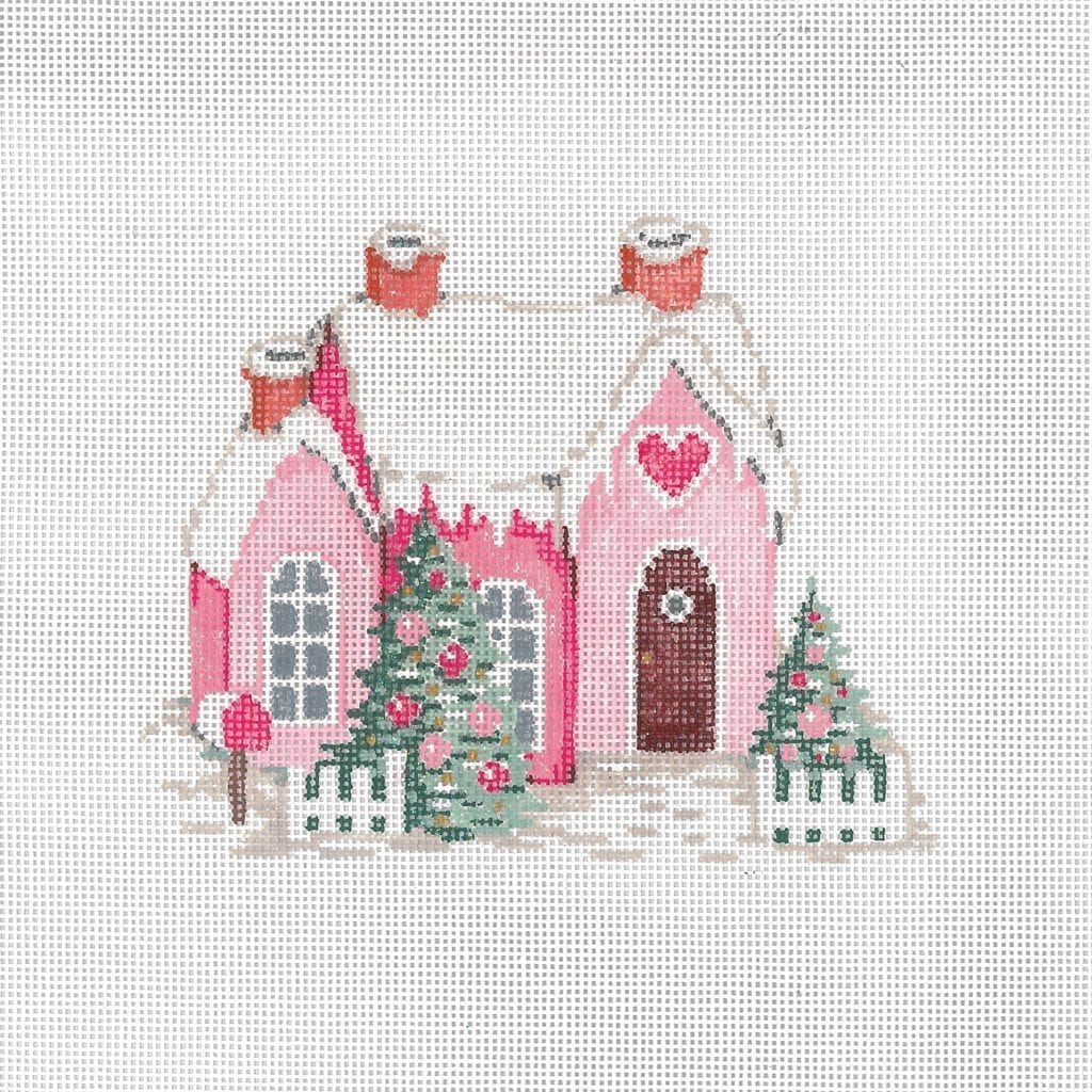 Christmas House IV (Pink) by Sandra Gilmore 18-1034