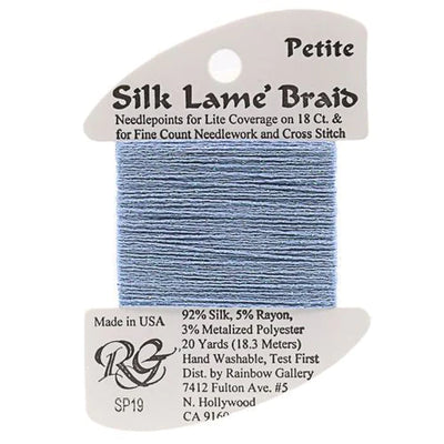 Petite Silk Lame' Braid Baby Blue - SP19
