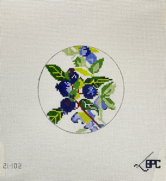 Blueberry 4" Round by Blueberry Point Canvas