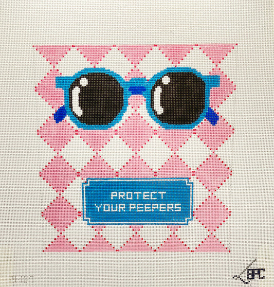Protect Your Peepers Eyeglass Case by Blueberry Point Canvas