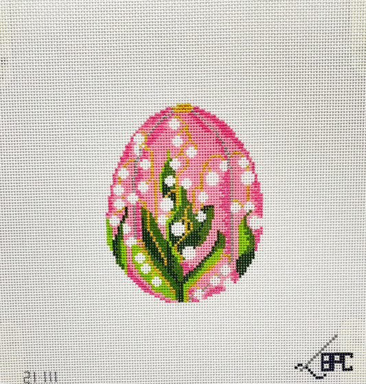 Faberge Egg - Pink by Blueberry Point Canvas