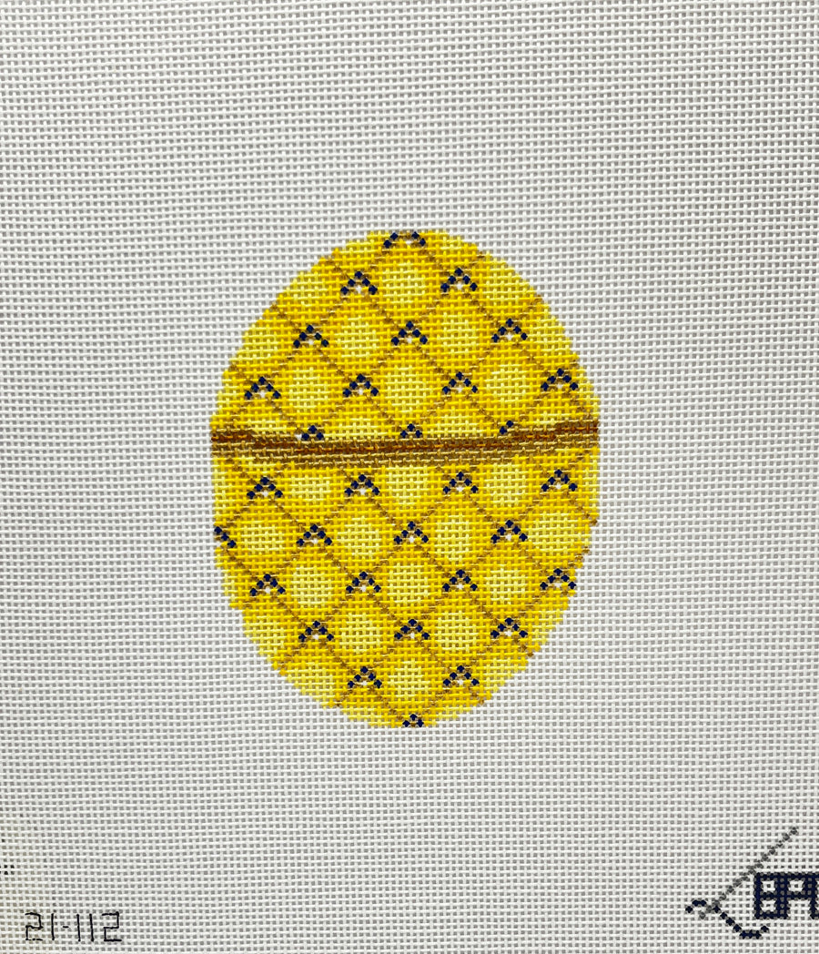 Faberge Egg - Yellow by Blueberry Point Canvas
