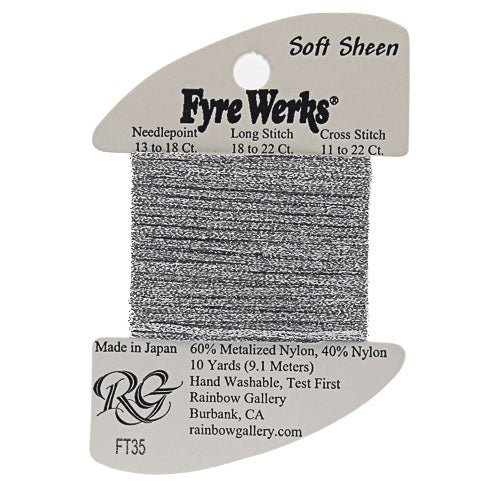 Fyre Werks Soft Sheen - Smoke Gray FT35