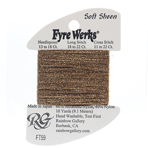 Fyre Werks Soft Sheen - Tawney Gold FT59