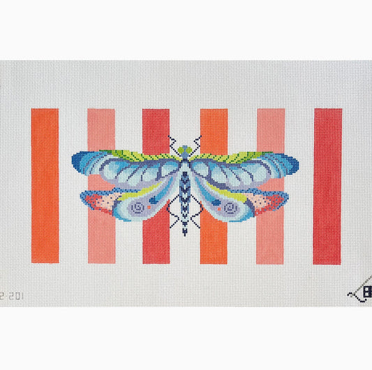 Dragonfly w/Stripes by Blueberry Point Canvas
