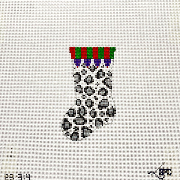 Micro Animal Print Stocking by Blueberry Point