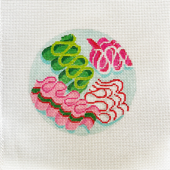 Holiday Ribbon Candy by Blueberry Point Needlepoint