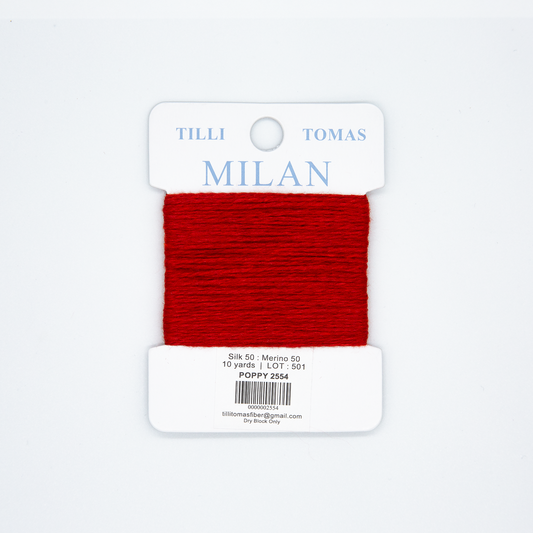 Milan Card - Poppy