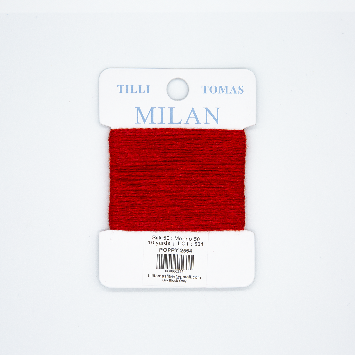 Milan Card - Poppy
