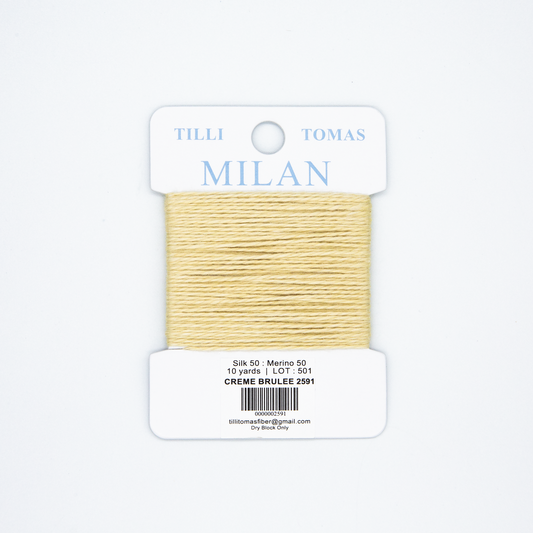 Milan Card - Creme Brulee