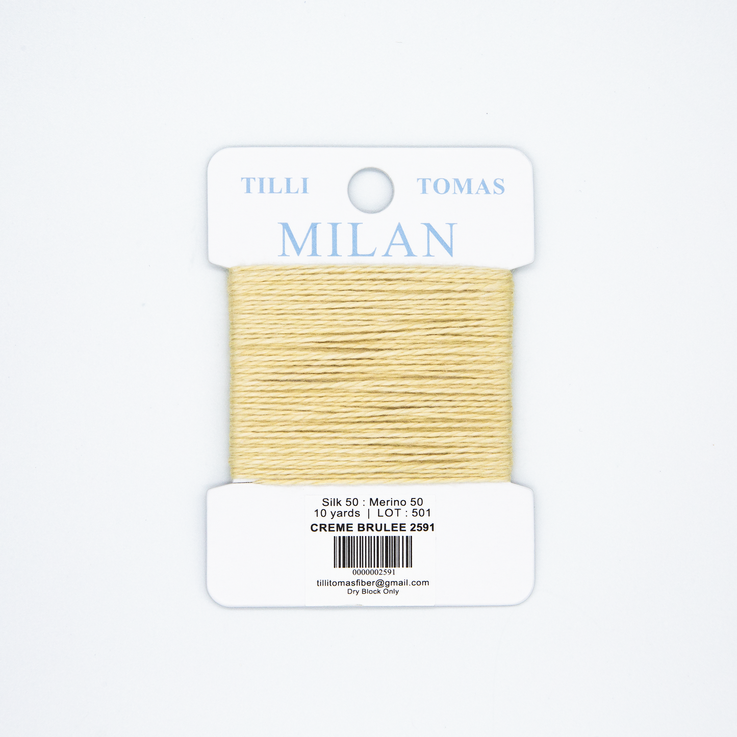 Milan Card - Creme Brulee
