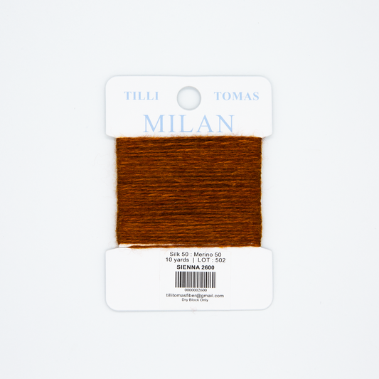 Milan Card - Sienna